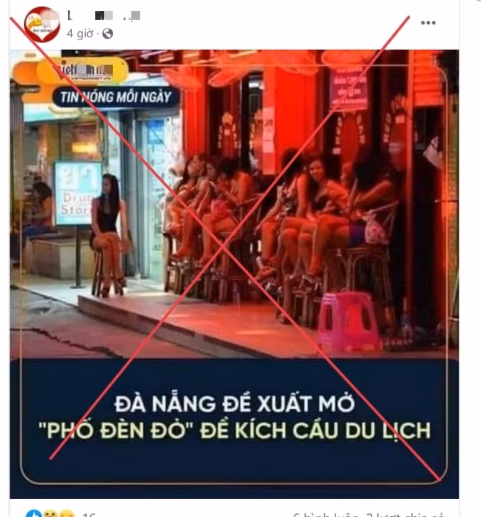 xu phat mot ca nhan dang tin sai su that ve de xuat mo pho den do de kich cau du lich hinh 1