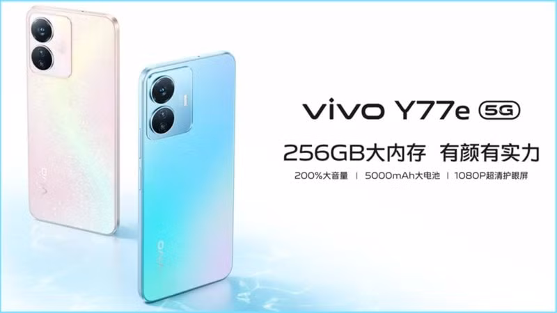 vivo y77e ra mat dien thoai 5g gia re so huu man hinh oled co pin len toi 5000mah hinh 3