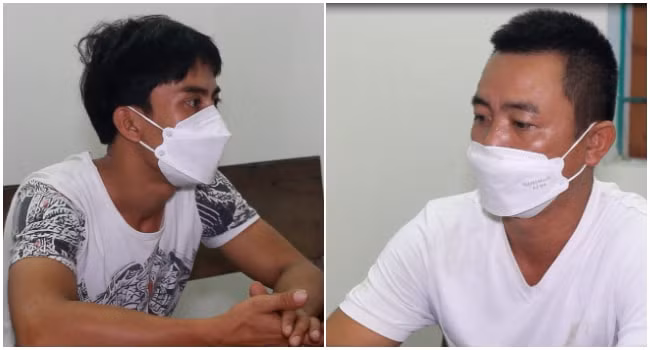 bat doi tuong cau ket voi nhan vien lai xe trom dau tai khu cong nghiep hinh 2
