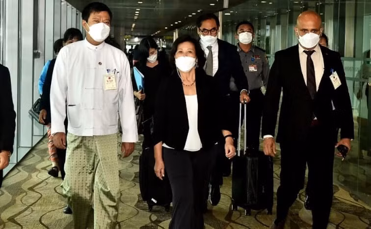 dac phai vien lhq den myanmar va keu goi cham dut bao luc hinh 2