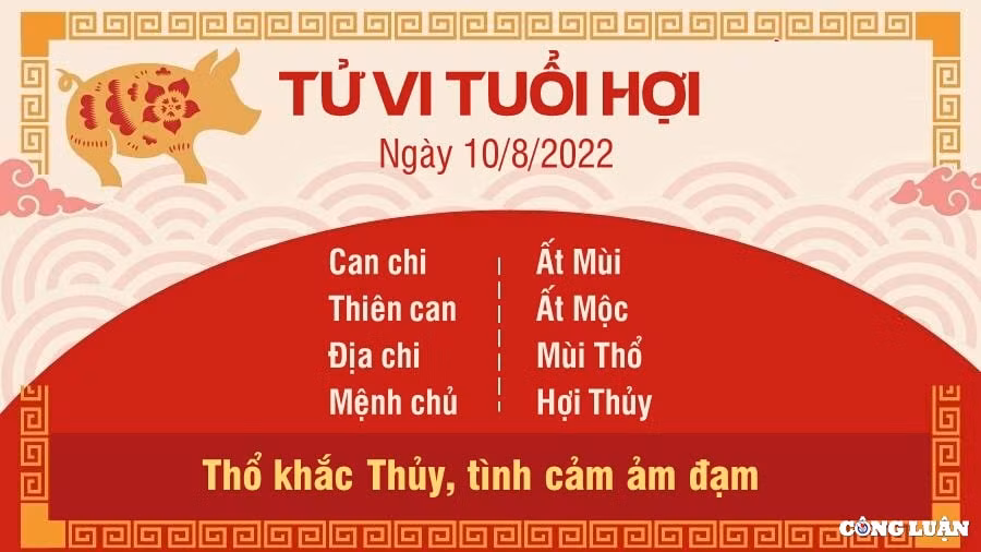 tu vi hom nay 10 8 2022 thu 4 ngay 13 7 am lich cua 12 con giap hinh 12