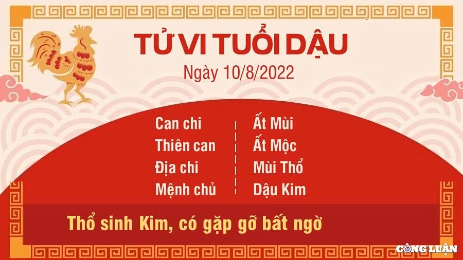 tu vi hom nay 10 8 2022 thu 4 ngay 13 7 am lich cua 12 con giap hinh 10
