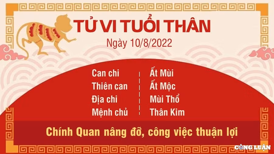 tu vi hom nay 10 8 2022 thu 4 ngay 13 7 am lich cua 12 con giap hinh 9