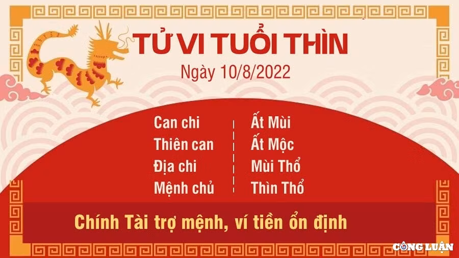 tu vi hom nay 10 8 2022 thu 4 ngay 13 7 am lich cua 12 con giap hinh 5