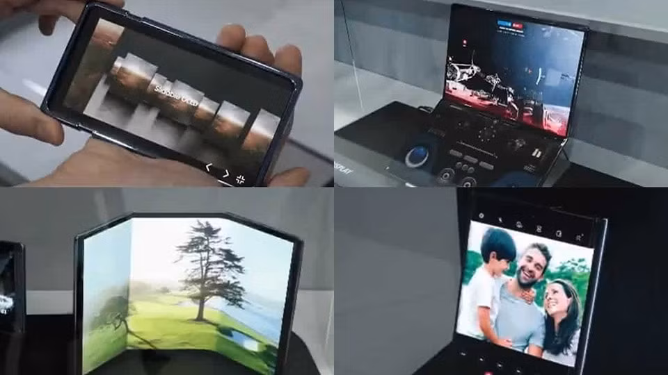 xuat hien video smartphone man hinh cuon cua samsung hinh 1