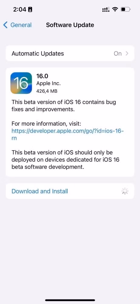 apple len ke hoach phat hanh ban cap nhat ios 16 beta 6 hinh 2