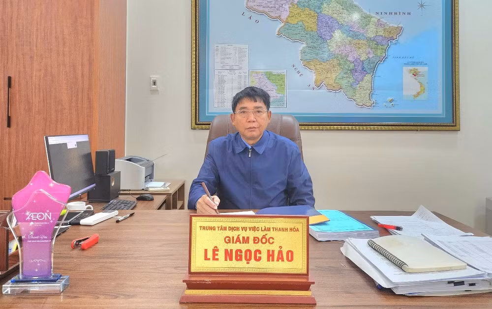 Ông Lê Ngọc Hảo - Giám đốc Trung tâm Dịch vụ việc làm Thanh Hóa