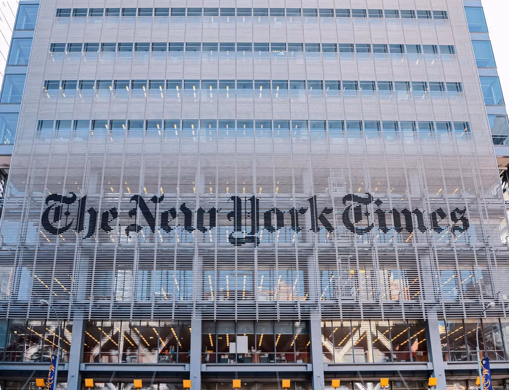 Tòa nhà New York Times ở thành phố New York