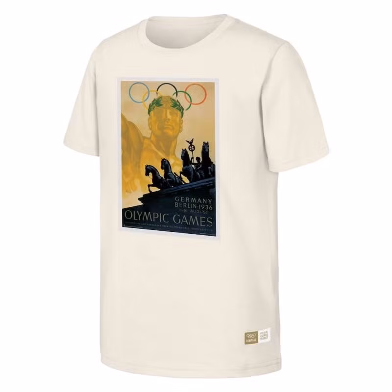The IOC offers the T-shirt commemorating the 1936 Berlin Games as part of its Heritage Collection.