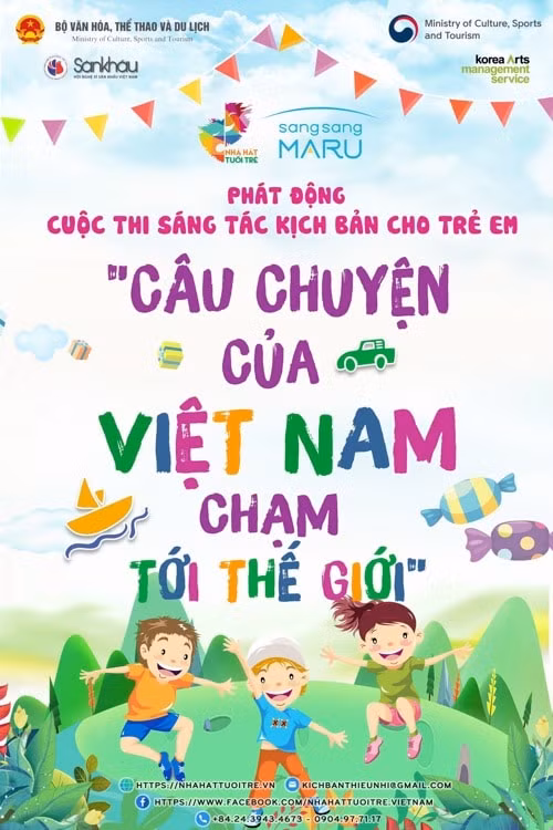 phat dong cuoc thi sang tac kich ban san khau cho tre em hinh 2