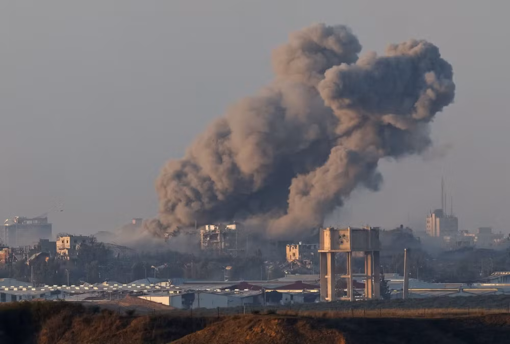 quan doi israel tien vao thanh pho phia nam gaza giao tranh ac liet voi hamas hinh 1