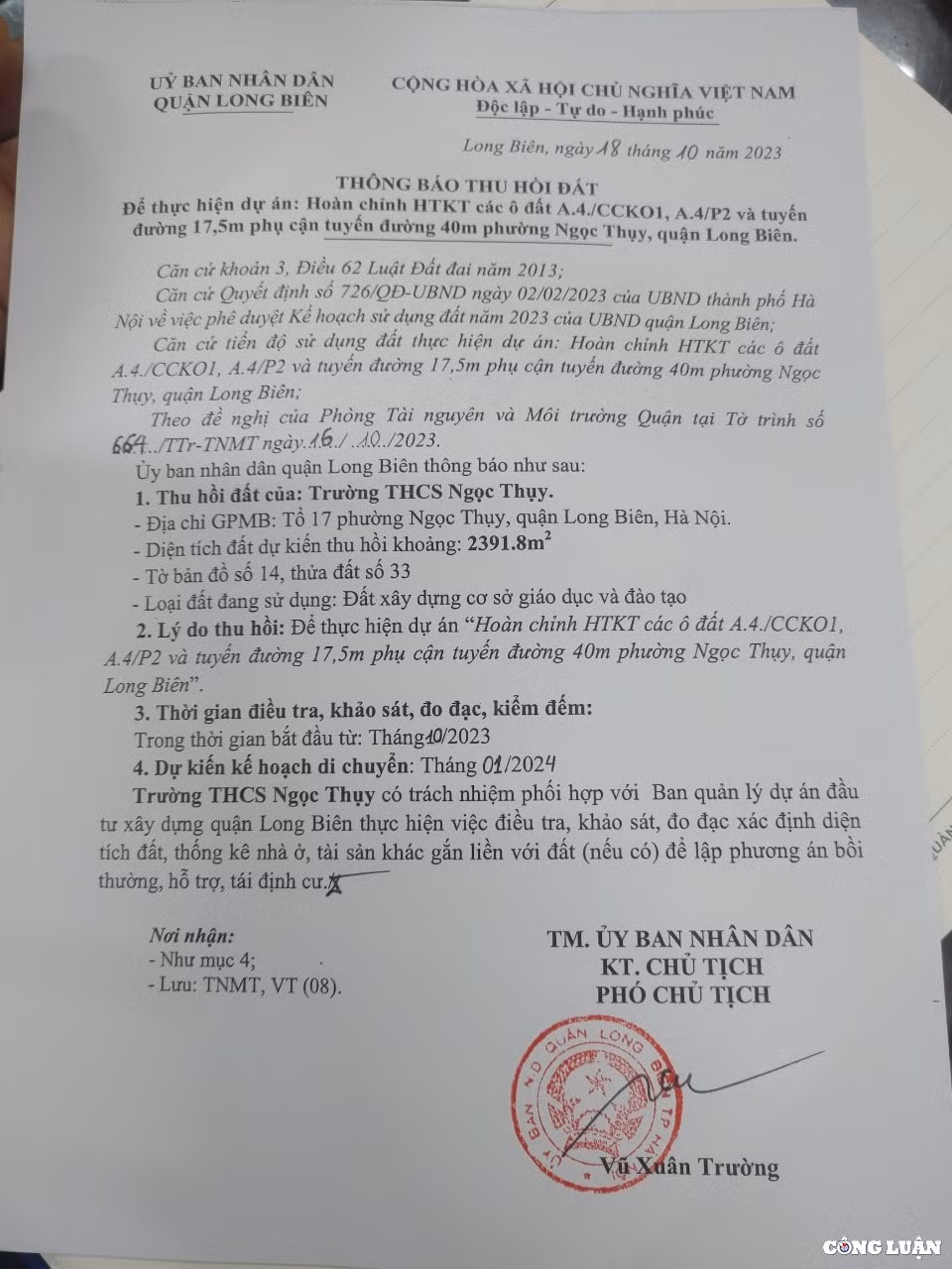 quan long bien ha noi xay dung trai phep tren khu dat rong hang nghin m2 ngay gan tru so ubnd phuong ngoc thuy hinh 1