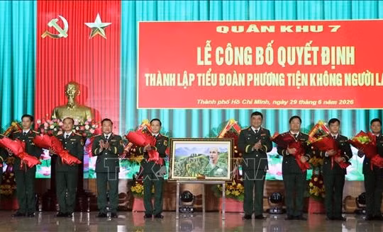 Quân khu 7 thành lập Tiểu đoàn Phương tiện không người lái