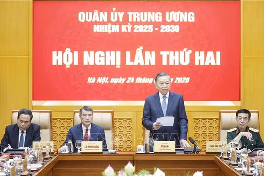 Tổng Bí thư, Chủ tịch nước Tô Lâm chủ trì Hội nghị Quân ủy Trung ương