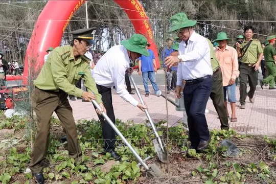 Vĩnh Long: Phát động 'Tết trồng cây đời đời nhớ ơn Bác Hồ'