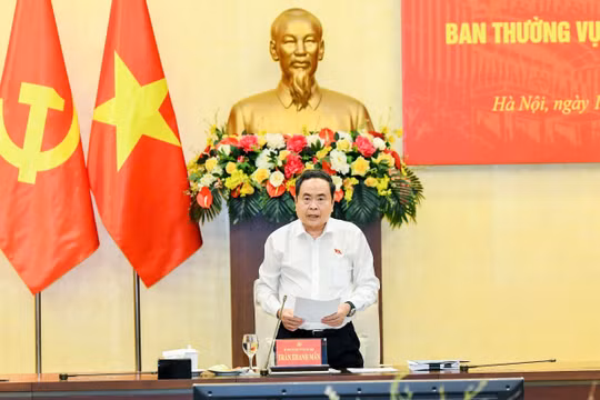 Chủ tịch Quốc hội Trần Thanh Mẫn chủ trì Hội nghị Ban Thường vụ Đảng ủy Quốc hội