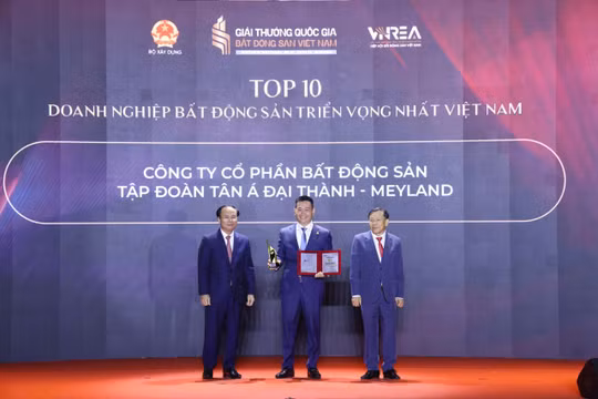 MEYGROUP được vinh danh Top 10 Doanh nghiệp bất động sản triển vọng nhất Việt Nam 2026