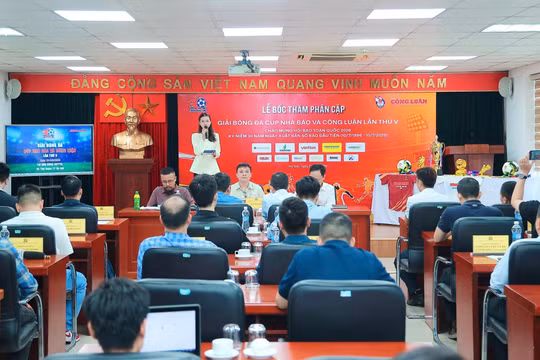 Bốc thăm phân cặp Giải bóng đá Cúp Nhà báo và Công luận lần thứ V