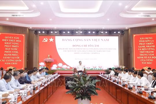 Tổng Bí thư, Chủ tịch nước Tô Lâm: Xây dựng Sơn La thành trung tâm nông nghiệp sinh thái, chế biến nông sản và du lịch đặc sắc