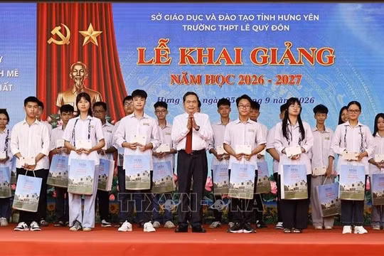 Khai giảng năm học 2026-2027: Đổi mới để nâng chất lượng giáo dục