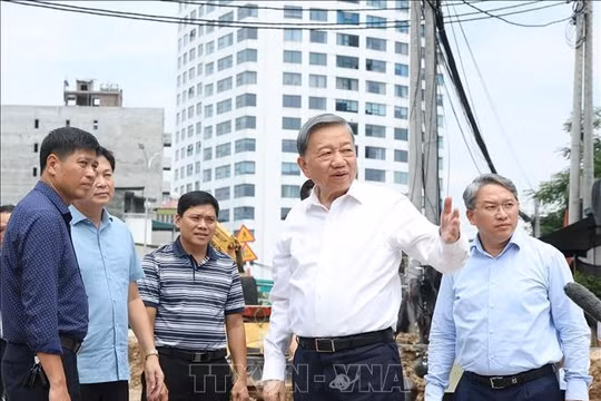 Tổng Bí thư, Chủ tịch nước Tô Lâm kiểm tra thực địa một số dự án trọng điểm tại Hà Nội