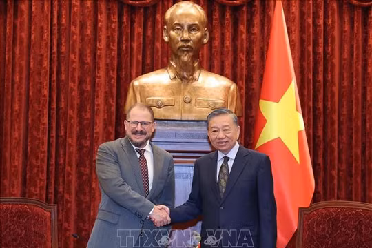 Tổng Bí thư, Chủ tịch nước Tô Lâm tiếp Chủ tịch kiêm Tổng Giám đốc Điều hành Tập đoàn Qualcomm