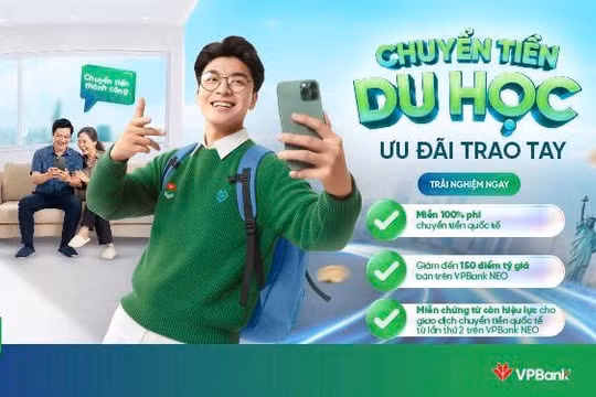 Đơn giản hóa việc chuyển học phí, sinh hoạt phí cho du học sinh tại VPBank