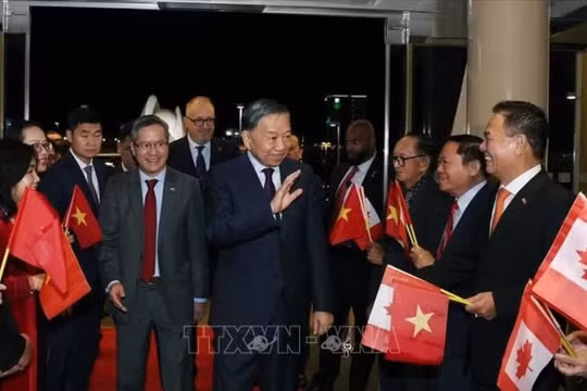 Tổng Bí thư, Chủ tịch nước Tô Lâm bắt đầu chuyến thăm cấp Nhà nước tới Canada