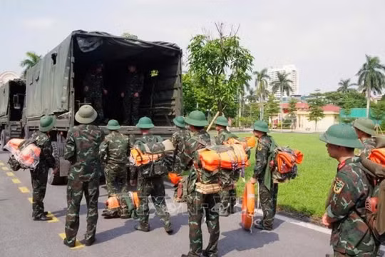 Quân đội chủ động ứng phó với bão Noul