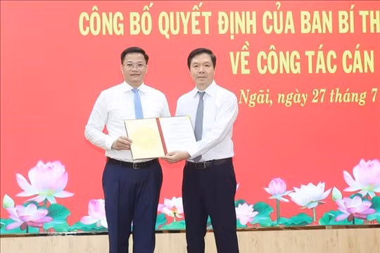 Thứ trưởng Bộ Tài chính Nguyễn Đức Tâm giữ chức Phó Bí thư Tỉnh ủy Quảng Ngãi