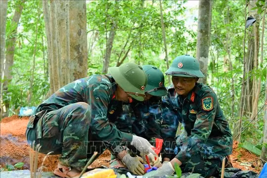 Quảng Trị: Quy tập 5 hài cốt liệt sĩ cùng nhiều di vật tại xã Hướng Lập