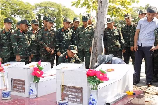 Triển khai lấy 3.431 mẫu hài cốt tại nghĩa trang liệt sĩ lớn nhất tỉnh Lâm Đồng