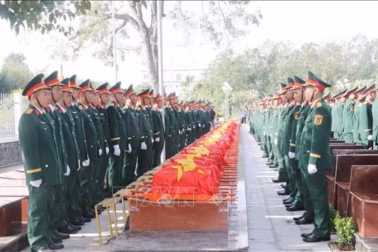 Chiến dịch 500 ngày đêm: Lễ truy điệu, an táng 120 hài cốt liệt sĩ tại Cần Thơ