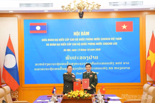 Quốc phòng tiếp tục là trụ cột quan trọng trong quan hệ Việt Nam – Lào
