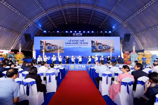 Lễ động thổ Cảng Quốc tế QTM: Kiến tạo cửa ngõ logistics mới tại Cái Mép - Thị Vải