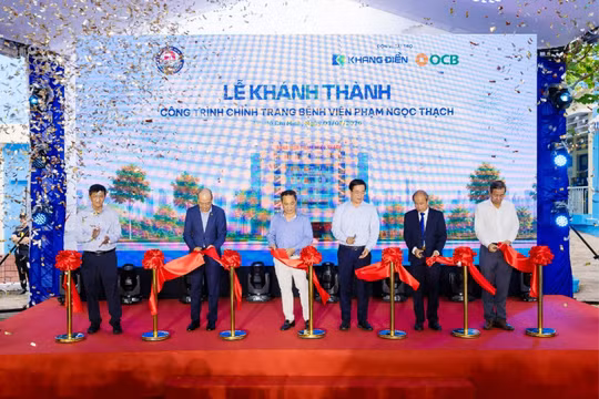 Bệnh viện Phạm Ngọc Thạch khánh thành công trình chỉnh trang, Khang Điền và OCB đồng hành cải tạo 15 hạng mục