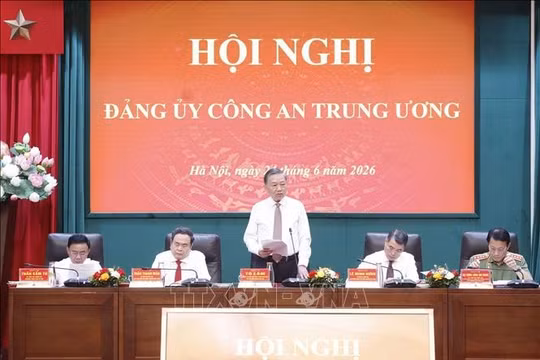 Tổng Bí thư, Chủ tịch nước Tô Lâm dự Hội nghị Đảng ủy Công an Trung ương