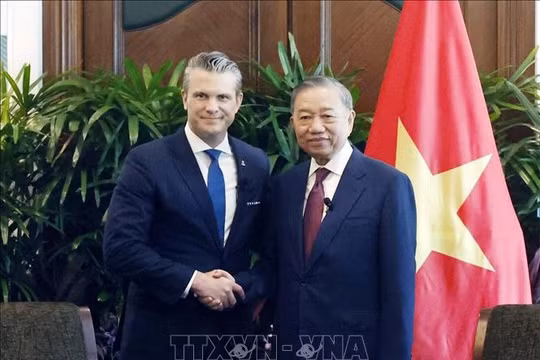 Tổng Bí thư, Chủ tịch nước Tô Lâm tiếp Bộ trưởng Quốc phòng các nước trong khuôn khổ Đối thoại Shangri-la