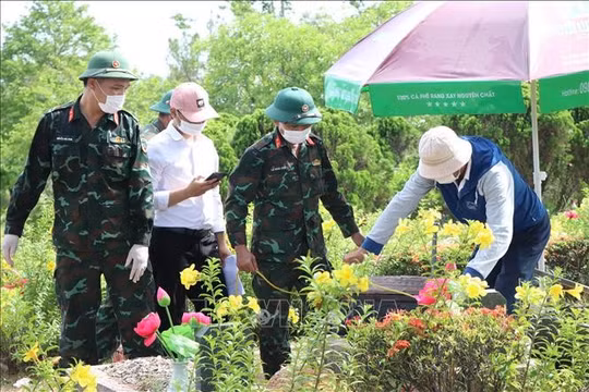 Lấy mẫu, số hóa thông tin 1.456 hài cốt liệt sĩ tại thành phố Huế