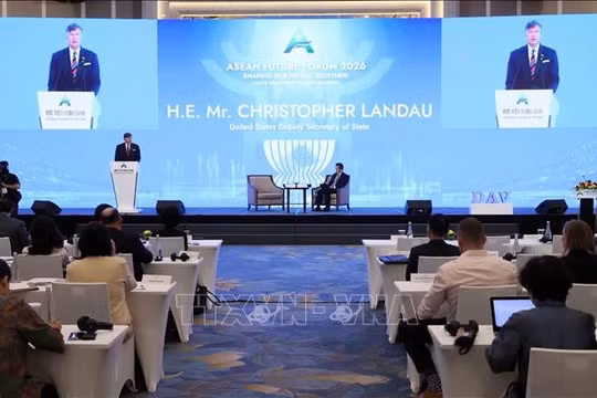 Diễn đàn Tương lai ASEAN 2026: Hoa Kỳ mong muốn trở thành đối tác trọng điểm của ASEAN