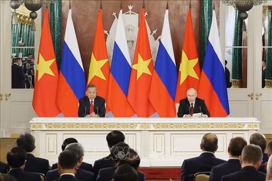 Quan hệ Đối tác chiến lược toàn diện Việt Nam - Nga đã đạt được những bước phát triển tích cực, thực chất và toàn diện