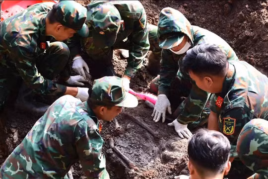 Tìm thấy, quy tập 879 hài cốt liệt sĩ tại Công viên Lê Thị Riêng