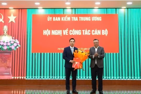 Ông Trần Văn Phúc giữ chức Phó Chủ nhiệm Ủy ban Kiểm tra Trung ương