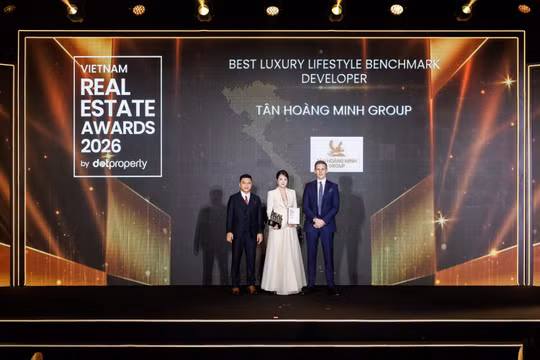 Tân Hoàng Minh thắng lớn tại Dot Property Vietnam Real Estate Awards 2026