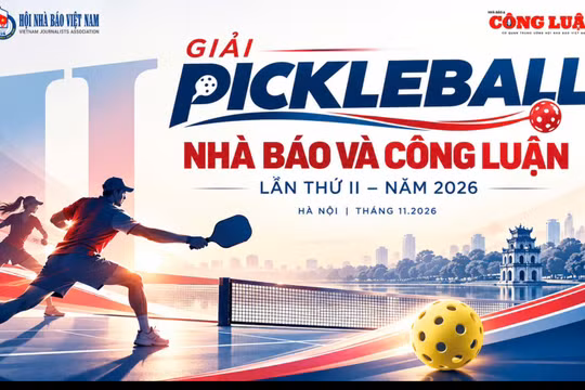 Giải Pickleball Nhà báo và Công luận 2026: Kết nối đam mê, lan tỏa tinh thần thể thao
