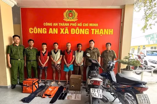 TP. HCM: Công an bắt nhóm trộm két sắt, lặn kênh sâu tìm tang vật bị phi tang