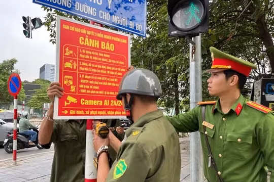 Biển cảnh báo, camera AI tạo chuyển biến tích cực trong ý thức của người dân