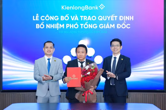 KienlongBank bổ nhiệm Phó Tổng Giám đốc mới: Kiện toàn bộ máy tinh nhuệ, hiện thực hóa chiến lược hệ sinh thái