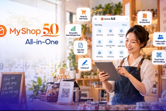 KienlongBank ra mắt hệ sinh thái số MyShop 5.0 All-in-One cho Hộ kinh doanh