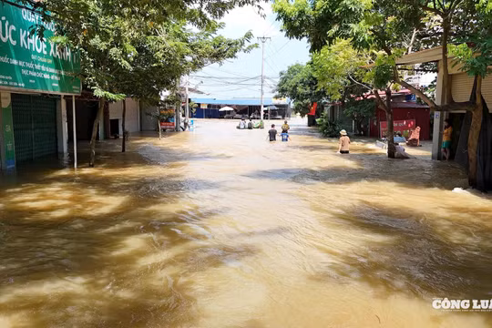 Lũ xảy ra diện rộng